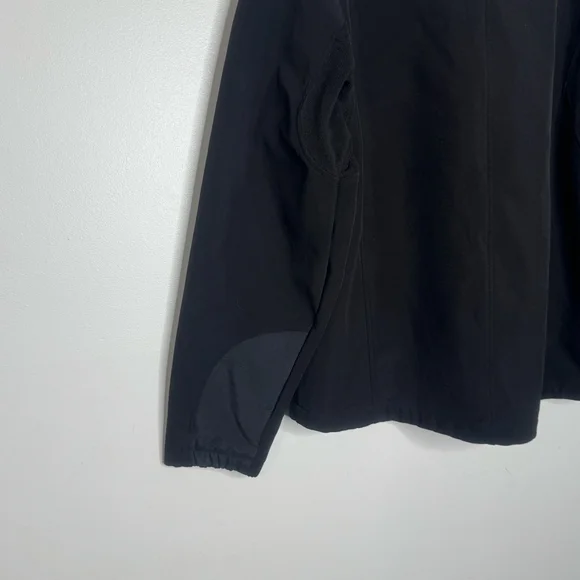 Black Diamond Black Full Zip Softshell Jacket Fleece Lined Outdoor Women Size XL - Picture 5 of 8